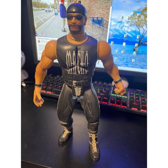 WCW Tuff Talkin Wrestlers Macho Man Randy Savage WWE WWF 12" Figure 1999 Toy Biz - Picture 2 of 3